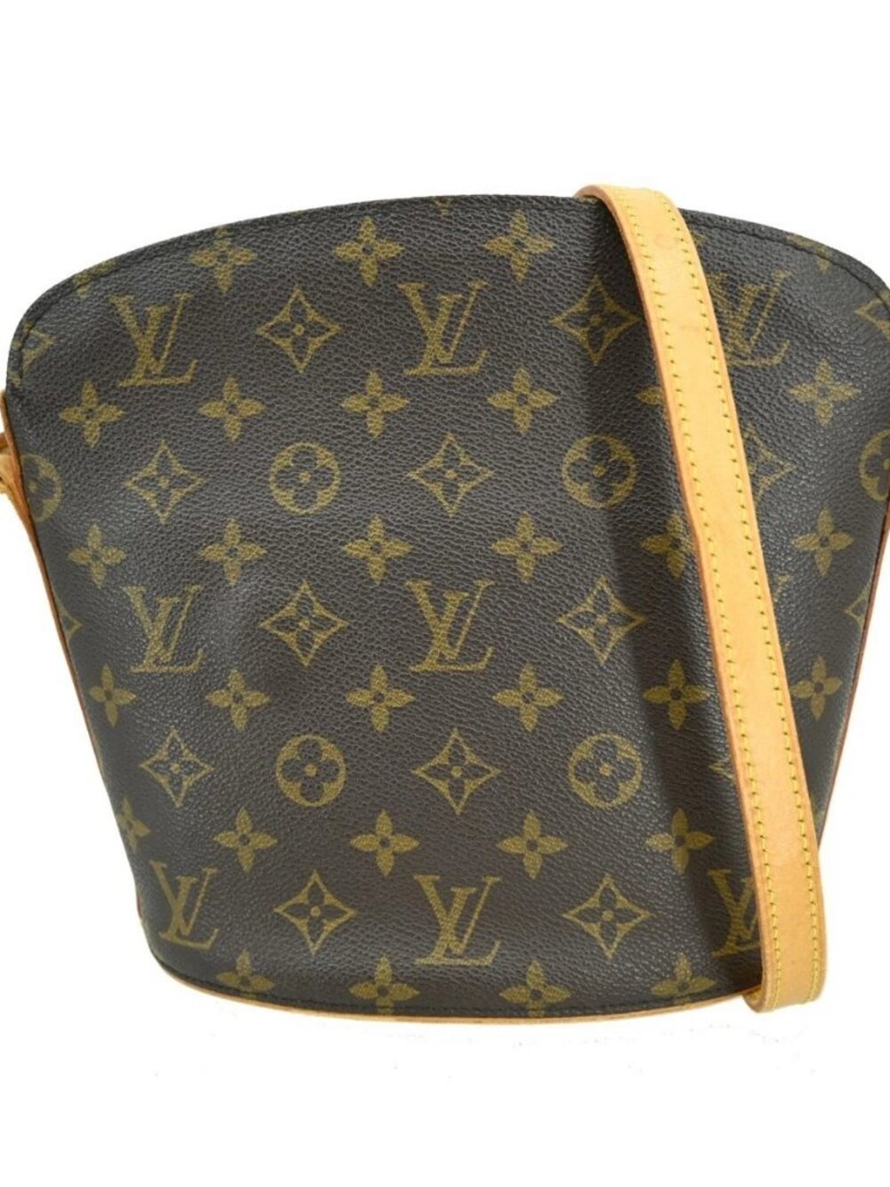 LOUIS VUITTON DROUOT SHOULDER BAG PURSE MONOGRAM